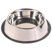 Miski dla psów - Trixie Miska metalowa na gumowej podkładce 0,7L/16cm 24852 - miniaturka - grafika 1
