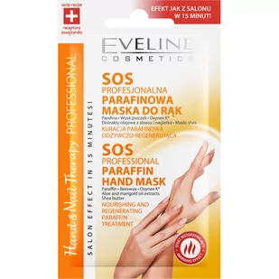 Eveline Nail Professional 7ml - parafinowa maska do ršk - Kremy i maski do rąk - miniaturka - grafika 1