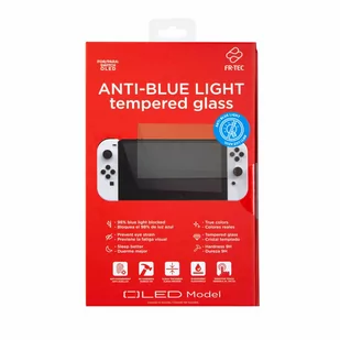 Oled Anty Niebieski Światło Hartred Szkło Screen Protektor (Hartened Glass) Nintendo Switch - Akcesoria do Nintendo - miniaturka - grafika 1