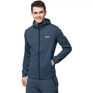Kurtki męskie - Jack Wolfskin Męska kurtka Hydro Grid Fleece M, Thunder Blue, XXL - miniaturka - grafika 1