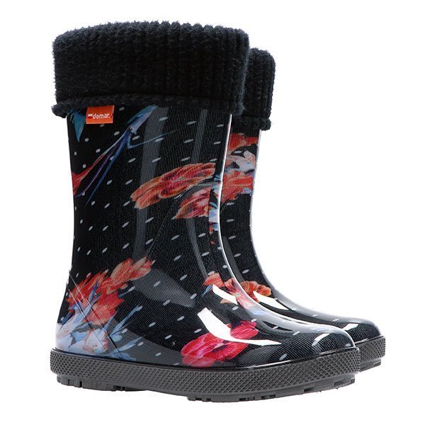 Kalosze Kwiaty dziecięce HAWAI LUX PRINT AM Demar 26/27