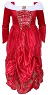 Sukienki i spódniczki dla dziewczynek - Czerwona sukienka księżniczki Belli DISNEY 3-4 lat 104 cm - miniaturka - grafika 1