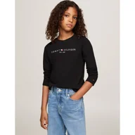 Bluzy dla dziewczynek - Tommy Hilfiger Bluzka Essential | Regular Fit - miniaturka - grafika 1