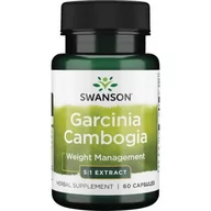 Suplementy naturalne - Garcinia Cambogia 5:1 extract 80mg, 60kaps. ( Swanson ) - miniaturka - grafika 1