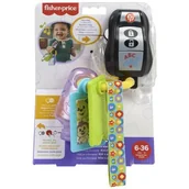 Zabawki interaktywne dla dzieci - Fisher-Price, Ucz się i śmiej! Edukacyjne kluczyki ABC 123, zabawka niemowlęca - miniaturka - grafika 1