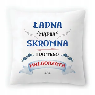 Poduszka Dla Małgorzaty na Urodziny na Prezent z Nadrukiem ze Zdjęciem - Poduszki dekoracyjne - miniaturka - grafika 1