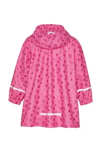 Kurtka przeciwdeszczowa w serduszka różowa - Kurtki i płaszcze dla dziewczynek - miniaturka - grafika 3