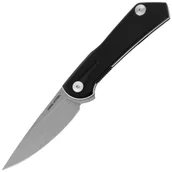 Noże - Nóż składany Real Steel Valore Silver Blade 7091BS - Black - miniaturka - grafika 1