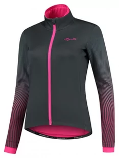 Damska Kurtka Rowerowa  Rogelli Winterjacket Vivid | Grey/Pink - Rozmiar M - Kurtki damskie - miniaturka - grafika 1