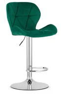 Taborety i hokery - Zielone krzesło welurowe B9-M57 - miniaturka - grafika 1