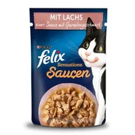 Mokra karma dla kotów - Felix Sensations Łosoś i krewetki 104x85 g - miniaturka - grafika 1