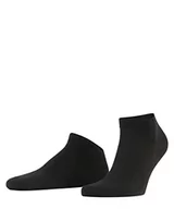 Skarpetki męskie - FALKE Mężczyźni Skarpety do trampek ClimaWool M SN Trwały Lyocell Wełna krótkie jednokolorowe 1 Para, Szary (Anthracite Melange 3117), 43-44 - miniaturka - grafika 1