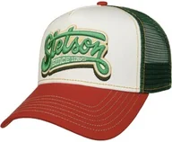 Czapki i chusty sportowe męskie - Czapka Trucker Lettering by Stetson, zielony, One Size Small - miniaturka - grafika 1