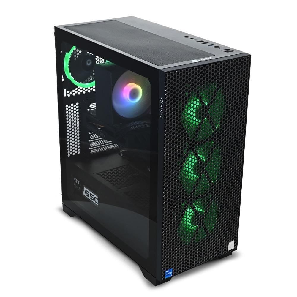HIRO Gamer Intel i5 14400F, RX 7600 8GB, 16GB RAM, 1TB SSD, WIFI, W11H ZKG-i57600-01
