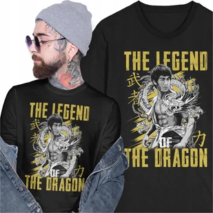 Koszulka Dragon: The Bruce Lee Story Film Biografia Sztuki Walki Smok - Koszulki męskie - miniaturka - grafika 1