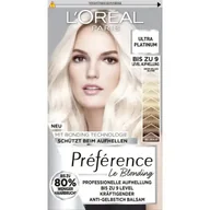 Farby do włosów i szampony koloryzujące - Rozjaśniacz do włosów brązowych Loreal Paris Preference 9L - miniaturka - grafika 1