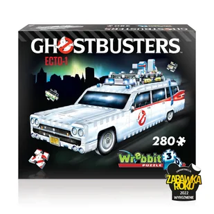 Wrebbit puzzle 3D 280 el Ghostbusters ECTO-1 Nowa - Puzzle - miniaturka - grafika 2