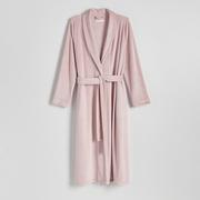 Piżamy damskie - Reserved - Welurowy szlafrok - Różowy - miniaturka - grafika 1