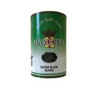 Pasztet i przetwory mięsne - Oliwki Czarne Krojone 4350/2350G Marquesa - miniaturka - grafika 1