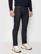 Spodnie męskie - TOMMY HILFIGER Jeansy Denton MW0MW15578 Granatowy Straight Leg - miniaturka - grafika 1