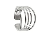 Kolczyki - Kolczyk nausznica srebrne druciki kn033 - 0,4g. - miniaturka - grafika 1