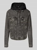 Kurtki męskie - Kurtka jeansowa o kroju regular fit z wyhaftowanym logo model ‘RYAN’ - miniaturka - grafika 1
