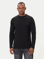 Koszulki męskie - KARL LAGERFELD Longsleeve 755055 554225 Czarny Regular Fit - miniaturka - grafika 1