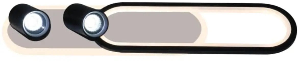 Regulowana sufitowa lampa Parma LP-0612/2C L BK LED 18W CCT czarna biała