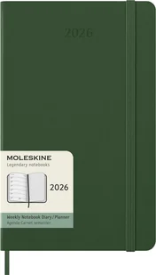 MOLESKINE kalendarz 2026 ZIELONY LARGE WEEKLY HARD TYGODNIOWY (13x21) - Kalendarze - miniaturka - grafika 1