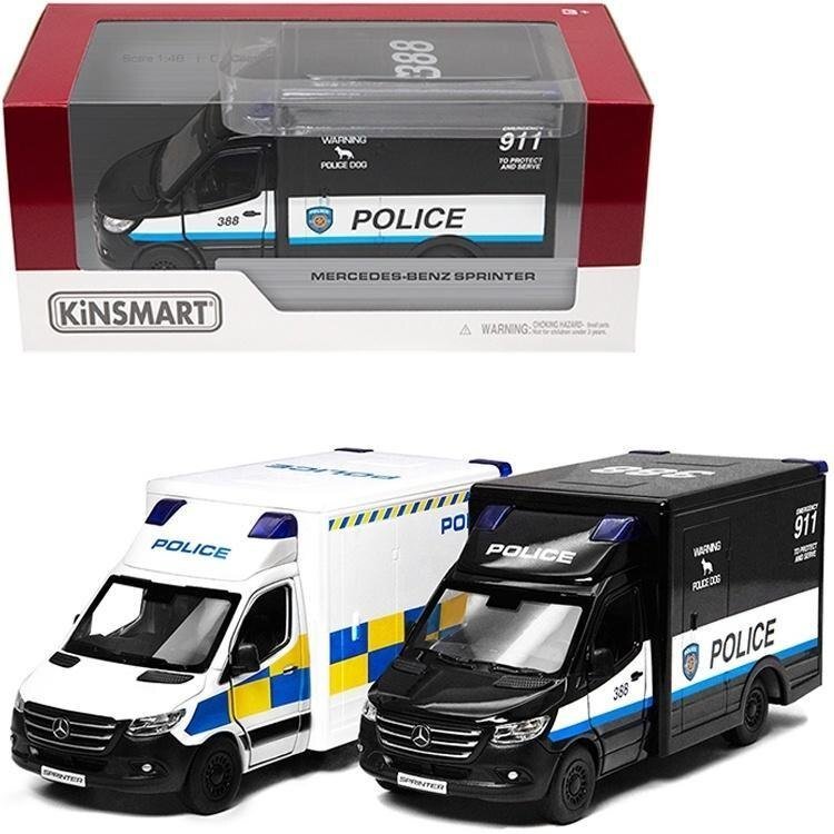 Kinsmart Mercedes-Benz Sprinter policja EDUKAMP 5901353528560