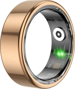 Maxlife smart ring MXSR-100 złoty rozmiar 9 - Smartband - miniaturka - grafika 1