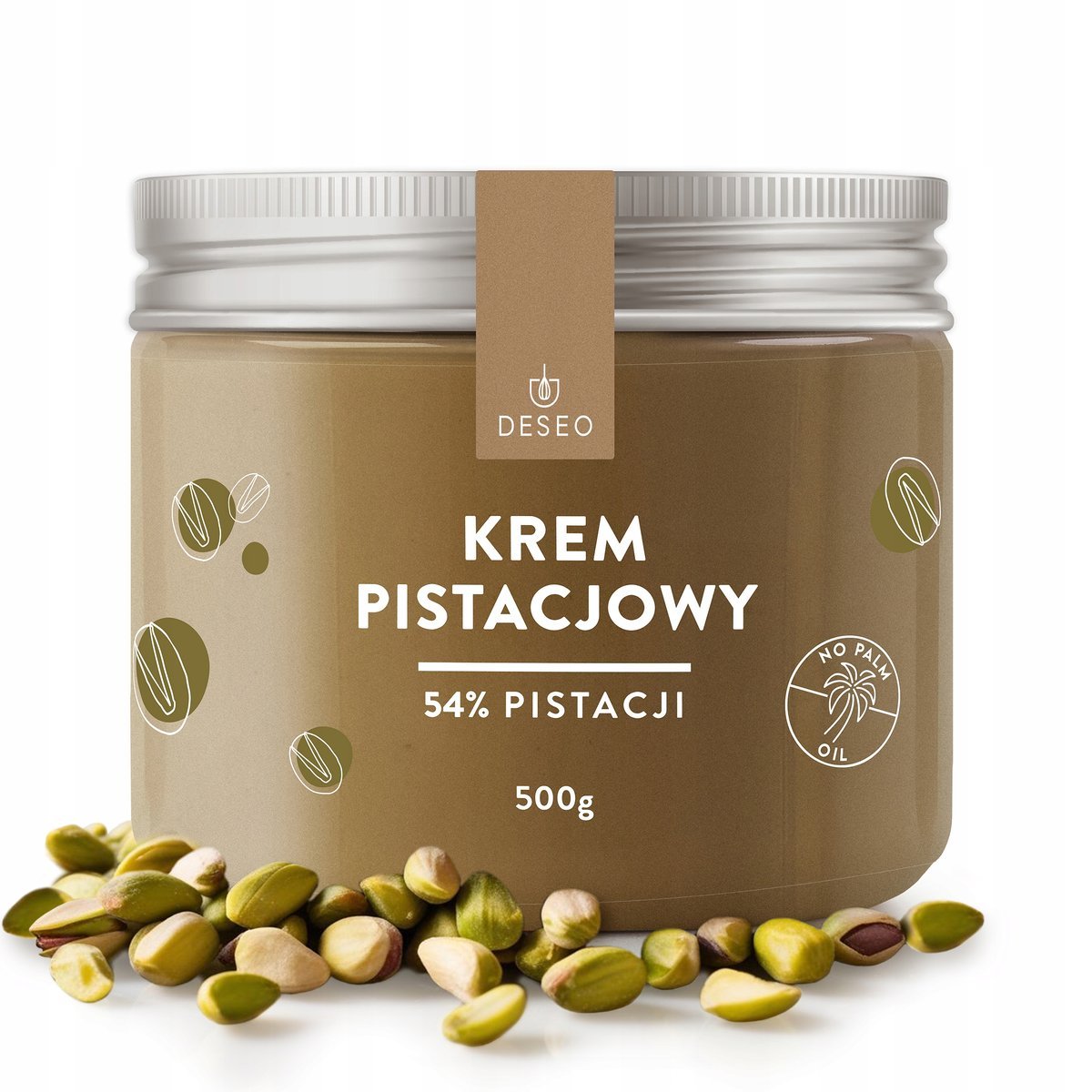 Krem Pistacjowy 54% PISTACJI DESEO 500g pasta krem z pistacji
