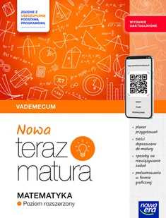 Nowa Teraz matura. Matematyka. Vademecum. Poziom rozszerzony 202526 - podręcznik - Podręczniki dla liceum - miniaturka - grafika 1