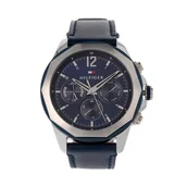 Zegarki męskie - Zegarek Tommy Hilfiger Lars 1792063 Silver/Navy - miniaturka - grafika 1