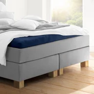 Prześcieradła - Topper Zwirn-Jersey 635 : Kolor - 635/saphir, Wymiary - 140-160/200/7 - miniaturka - grafika 1