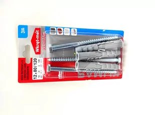 WKRĘT-MET Kołek rozporowy z wkrętem do drewna z łbem 6-kątnym 12 mm x 120 mm - Kołki - miniaturka - grafika 1