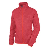 Kurtki damskie - Salewa damska kurtka polarowa polar Rocca Fleece bluza z kapturem, szary 00-0000026222 - miniaturka - grafika 1