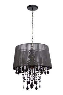 Light Prestige Lampa wisząca MONA 5 źródeł LP 5005/5P !!! LP 5005/5P Czarny - Lampy sufitowe - miniaturka - grafika 1