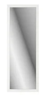 Lustra - Białe prostokątne lustro ścienne w ramie N0-R68 - miniaturka - grafika 1