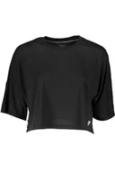 Koszulki i topy damskie - FILA DAMSKI T-SHIRT Z KRÓTKIM RĘKAWEM CZARNY - miniaturka - grafika 1