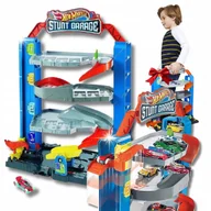 Tory, garaże, parkingi - Hot Wheels Garaż Parking Z Windą Zestaw Premium Prezent Dla Dziecka +auto! - miniaturka - grafika 1