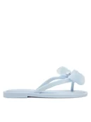 Buty dla dziewczynek - Melissa Japonki Mini Melissa Flip Flop Iv Inf 35749 Błękitny - miniaturka - grafika 1