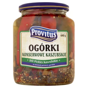 ProVitus Ogórki konserwowe kaszubskie 720 ml - Mieszanki warzywne, sałatki - miniaturka - grafika 1