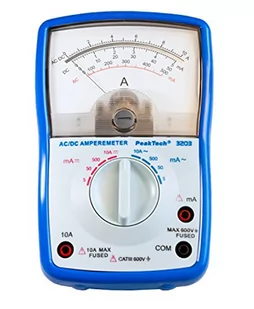 PeakTech Multimetr analogowy 10A AC/DC 3203 PEAK3203 - Inne urządzenia pomiarowe PeakTech Multimetr analogowy 10A AC/DC 3203 PEAK3203 - Inne urządzenia pomiarowe - miniaturka - grafika 1