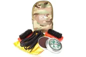 Odzież taktyczna i umundurowanie - Zestaw do czyszczenia butów BCB "Brown Boot Shine Kit" - miniaturka - grafika 1