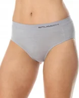 Bielizna sportowa damska - Brubeck HI10080 Biodr�wki damskie classic COMFORT WOOL popielaty M - miniaturka - grafika 1