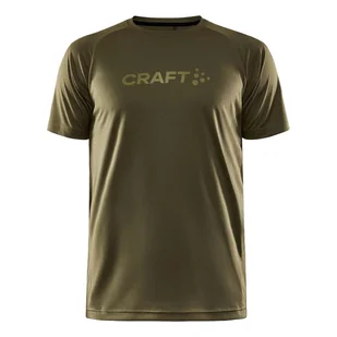 Męska Koszulka CRAFT CORE UNIFY LOGO TEE M 1911786-664000 – Oliwkowy - Koszulki męskie - miniaturka - grafika 1