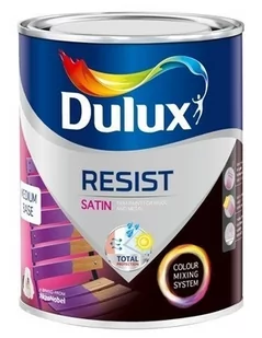 Emalia Dulux Resist Satin Clear 0,84 l - Farby wewnętrzne - miniaturka - grafika 1