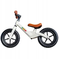 Rowerki biegowe - Rowerek Biegowy BOOM dla dzieci 2-5 lat Ultra Lekki Ergonomiczny BIAŁY - miniaturka - grafika 1