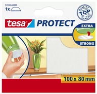 Inne akcesoria elektryczne - Tesa Podkładka filcowa Protect 57891-00000-00 DxS) 100 mm x 80 mm biały 1 szt - miniaturka - grafika 1